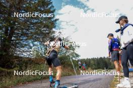 16.09.2023, La Feclaz, France (FRA): Damien Levet (FRA) - Biathlon Samse Summer Tour, sprint, La Feclaz (FRA). www.nordicfocus.com. © Manzoni/NordicFocus. Every downloaded picture is fee-liable.