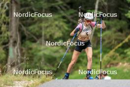 16.09.2023, La Feclaz, France (FRA): Lisa Siberchicot (FRA) - Biathlon Samse Summer Tour, sprint, La Feclaz (FRA). www.nordicfocus.com. © Manzoni/NordicFocus. Every downloaded picture is fee-liable.