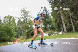 16.09.2023, La Feclaz, France (FRA): Voldiya Galmace Paulin (FRA) - Biathlon Samse Summer Tour, sprint, La Feclaz (FRA). www.nordicfocus.com. © Manzoni/NordicFocus. Every downloaded picture is fee-liable.