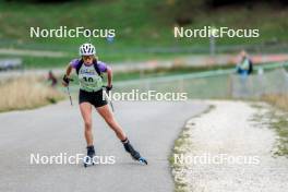 16.09.2023, La Feclaz, France (FRA): Jeanne Dautheville (FRA) - Biathlon Samse Summer Tour, sprint, La Feclaz (FRA). www.nordicfocus.com. © Manzoni/NordicFocus. Every downloaded picture is fee-liable.