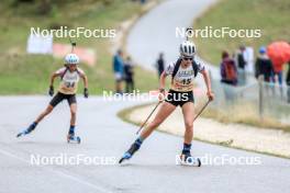 16.09.2023, La Feclaz, France (FRA): Pauline Jacquet (FRA) - Biathlon Samse Summer Tour, sprint, La Feclaz (FRA). www.nordicfocus.com. © Manzoni/NordicFocus. Every downloaded picture is fee-liable.