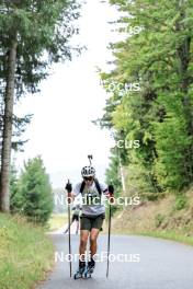 16.09.2023, La Feclaz, France (FRA): Malo Van Cauwenberghe (FRA) - Biathlon Samse Summer Tour, sprint, La Feclaz (FRA). www.nordicfocus.com. © Manzoni/NordicFocus. Every downloaded picture is fee-liable.