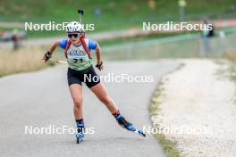 16.09.2023, La Feclaz, France (FRA): Julia Pinel (FRA) - Biathlon Samse Summer Tour, sprint, La Feclaz (FRA). www.nordicfocus.com. © Manzoni/NordicFocus. Every downloaded picture is fee-liable.