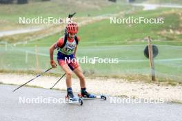 16.09.2023, La Feclaz, France (FRA): Tom Lambert (FRA) - Biathlon Samse Summer Tour, sprint, La Feclaz (FRA). www.nordicfocus.com. © Manzoni/NordicFocus. Every downloaded picture is fee-liable.