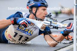 16.09.2023, La Feclaz, France (FRA): Quentin Fillon Maillet (FRA) - Biathlon Samse Summer Tour, sprint, La Feclaz (FRA). www.nordicfocus.com. © Manzoni/NordicFocus. Every downloaded picture is fee-liable.