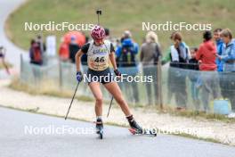 16.09.2023, La Feclaz, France (FRA): Clotilde Chevrier (FRA) - Biathlon Samse Summer Tour, sprint, La Feclaz (FRA). www.nordicfocus.com. © Manzoni/NordicFocus. Every downloaded picture is fee-liable.