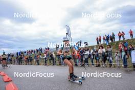 16.09.2023, La Feclaz, France (FRA): Chloe Missillier (FRA) - Biathlon Samse Summer Tour, sprint, La Feclaz (FRA). www.nordicfocus.com. © Manzoni/NordicFocus. Every downloaded picture is fee-liable.