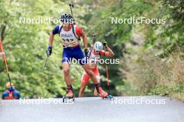 16.09.2023, La Feclaz, France (FRA): Kresimir Crnkovic (CRO) - Biathlon Samse Summer Tour, sprint, La Feclaz (FRA). www.nordicfocus.com. © Manzoni/NordicFocus. Every downloaded picture is fee-liable.
