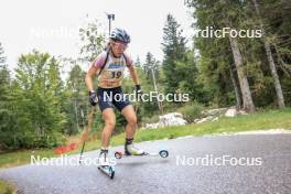 16.09.2023, La Feclaz, France (FRA): Oceane Michelon (FRA) - Biathlon Samse Summer Tour, sprint, La Feclaz (FRA). www.nordicfocus.com. © Manzoni/NordicFocus. Every downloaded picture is fee-liable.