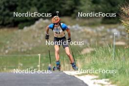 16.09.2023, La Feclaz, France (FRA): Judicael Perrillat Bottonet (FRA) - Biathlon Samse Summer Tour, sprint, La Feclaz (FRA). www.nordicfocus.com. © Manzoni/NordicFocus. Every downloaded picture is fee-liable.