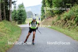 16.09.2023, La Feclaz, France (FRA): Clement Vigneau (FRA) - Biathlon Samse Summer Tour, sprint, La Feclaz (FRA). www.nordicfocus.com. © Manzoni/NordicFocus. Every downloaded picture is fee-liable.