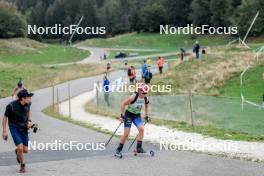 16.09.2023, La Feclaz, France (FRA): Jade Beaudon (FRA) - Biathlon Samse Summer Tour, sprint, La Feclaz (FRA). www.nordicfocus.com. © Manzoni/NordicFocus. Every downloaded picture is fee-liable.