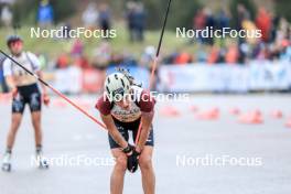 16.09.2023, La Feclaz, France (FRA): Justine Braisaz-Bouchet (FRA) - Biathlon Samse Summer Tour, sprint, La Feclaz (FRA). www.nordicfocus.com. © Manzoni/NordicFocus. Every downloaded picture is fee-liable.