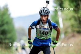 16.09.2023, La Feclaz, France (FRA): Nicolas Colomban (FRA) - Biathlon Samse Summer Tour, sprint, La Feclaz (FRA). www.nordicfocus.com. © Manzoni/NordicFocus. Every downloaded picture is fee-liable.