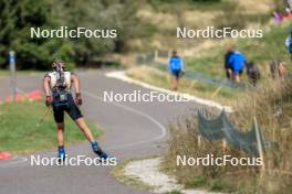 16.09.2023, La Feclaz, France (FRA): Undefined athlete competes - Biathlon Samse Summer Tour, sprint, La Feclaz (FRA). www.nordicfocus.com. © Manzoni/NordicFocus. Every downloaded picture is fee-liable.