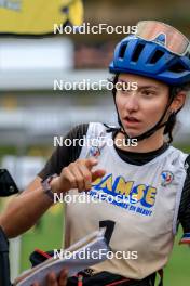 16.09.2023, La Feclaz, France (FRA): Louise Roguet (FRA) - Biathlon Samse Summer Tour, sprint, La Feclaz (FRA). www.nordicfocus.com. © Manzoni/NordicFocus. Every downloaded picture is fee-liable.