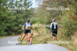 16.09.2023, La Feclaz, France (FRA): Lola Gilbert Jeanselme (FRA) - Biathlon Samse Summer Tour, sprint, La Feclaz (FRA). www.nordicfocus.com. © Manzoni/NordicFocus. Every downloaded picture is fee-liable.