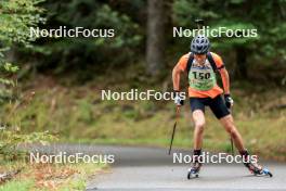 16.09.2023, La Feclaz, France (FRA): Noe Rochegude-Ribot (FRA) - Biathlon Samse Summer Tour, sprint, La Feclaz (FRA). www.nordicfocus.com. © Manzoni/NordicFocus. Every downloaded picture is fee-liable.
