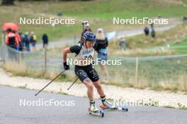 16.09.2023, La Feclaz, France (FRA): Lou Jeanmonnot (FRA) - Biathlon Samse Summer Tour, sprint, La Feclaz (FRA). www.nordicfocus.com. © Manzoni/NordicFocus. Every downloaded picture is fee-liable.