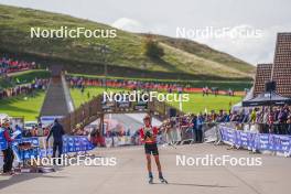 22.10.2023, Arcon, France (FRA): Antonin Guy (FRA) - Biathlon Samse Summer Tour, pursuit, Arcon (FRA). www.nordicfocus.com. © Thibaut/NordicFocus. Every downloaded picture is fee-liable.