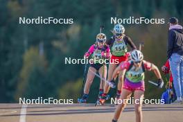 22.10.2023, Arcon, France (FRA): Nina Lafond (FRA) - Biathlon Samse Summer Tour, pursuit, Arcon (FRA). www.nordicfocus.com. © Thibaut/NordicFocus. Every downloaded picture is fee-liable.