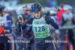 22.10.2023, Arcon, France (FRA): Bambou Pallud (FRA) - Biathlon Samse Summer Tour, pursuit, Arcon (FRA). www.nordicfocus.com. © Thibaut/NordicFocus. Every downloaded picture is fee-liable.