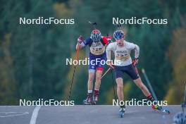 22.10.2023, Arcon, France (FRA): Martin Prod'Homme (FRA) - Biathlon Samse Summer Tour, pursuit, Arcon (FRA). www.nordicfocus.com. © Thibaut/NordicFocus. Every downloaded picture is fee-liable.
