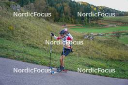 22.10.2023, Arcon, France (FRA): Romeo Zanella (FRA) - Biathlon Samse Summer Tour, pursuit, Arcon (FRA). www.nordicfocus.com. © Thibaut/NordicFocus. Every downloaded picture is fee-liable.