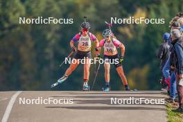 22.10.2023, Arcon, France (FRA): Noemie Remonnay (FRA) - Biathlon Samse Summer Tour, pursuit, Arcon (FRA). www.nordicfocus.com. © Thibaut/NordicFocus. Every downloaded picture is fee-liable.
