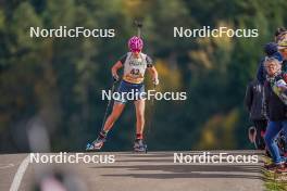 22.10.2023, Arcon, France (FRA): Clotilde Chevrier (FRA) - Biathlon Samse Summer Tour, pursuit, Arcon (FRA). www.nordicfocus.com. © Thibaut/NordicFocus. Every downloaded picture is fee-liable.