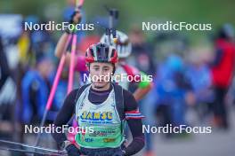 22.10.2023, Arcon, France (FRA): Juliette Oliva (FRA) - Biathlon Samse Summer Tour, pursuit, Arcon (FRA). www.nordicfocus.com. © Thibaut/NordicFocus. Every downloaded picture is fee-liable.