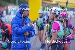 22.10.2023, Arcon, France (FRA): Salome Lucas (FRA) - Biathlon Samse Summer Tour, pursuit, Arcon (FRA). www.nordicfocus.com. © Thibaut/NordicFocus. Every downloaded picture is fee-liable.
