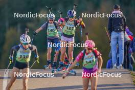 22.10.2023, Arcon, France (FRA): Claire Barral-Crepieux (FRA) - Biathlon Samse Summer Tour, pursuit, Arcon (FRA). www.nordicfocus.com. © Thibaut/NordicFocus. Every downloaded picture is fee-liable.