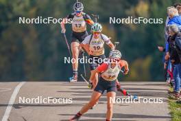 22.10.2023, Arcon, France (FRA): Camille Coupe (FRA) - Biathlon Samse Summer Tour, pursuit, Arcon (FRA). www.nordicfocus.com. © Thibaut/NordicFocus. Every downloaded picture is fee-liable.