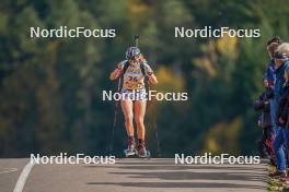 22.10.2023, Arcon, France (FRA): Lena Moretti (FRA) - Biathlon Samse Summer Tour, pursuit, Arcon (FRA). www.nordicfocus.com. © Thibaut/NordicFocus. Every downloaded picture is fee-liable.