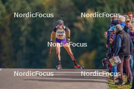 22.10.2023, Arcon, France (FRA): Julie Baverel (FRA) - Biathlon Samse Summer Tour, pursuit, Arcon (FRA). www.nordicfocus.com. © Thibaut/NordicFocus. Every downloaded picture is fee-liable.