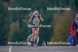 22.10.2023, Arcon, France (FRA): Jeanne Dautheville (FRA) - Biathlon Samse Summer Tour, pursuit, Arcon (FRA). www.nordicfocus.com. © Thibaut/NordicFocus. Every downloaded picture is fee-liable.
