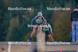 22.10.2023, Arcon, France (FRA): Rose Loewert (FRA) - Biathlon Samse Summer Tour, pursuit, Arcon (FRA). www.nordicfocus.com. © Thibaut/NordicFocus. Every downloaded picture is fee-liable.
