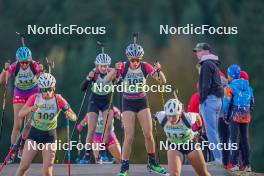 22.10.2023, Arcon, France (FRA): Elsa Bouillet (FRA) - Biathlon Samse Summer Tour, pursuit, Arcon (FRA). www.nordicfocus.com. © Thibaut/NordicFocus. Every downloaded picture is fee-liable.
