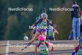 22.10.2023, Arcon, France (FRA): Lisa Bentzinger (FRA) - Biathlon Samse Summer Tour, pursuit, Arcon (FRA). www.nordicfocus.com. © Thibaut/NordicFocus. Every downloaded picture is fee-liable.