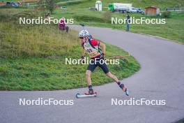 22.10.2023, Arcon, France (FRA): Nans Madelenat (FRA) - Biathlon Samse Summer Tour, pursuit, Arcon (FRA). www.nordicfocus.com. © Thibaut/NordicFocus. Every downloaded picture is fee-liable.