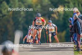 22.10.2023, Arcon, France (FRA): Lie Lotte (BEL) - Biathlon Samse Summer Tour, pursuit, Arcon (FRA). www.nordicfocus.com. © Thibaut/NordicFocus. Every downloaded picture is fee-liable.
