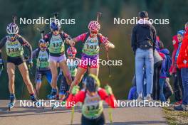 22.10.2023, Arcon, France (FRA): Lea Marguier (FRA) - Biathlon Samse Summer Tour, pursuit, Arcon (FRA). www.nordicfocus.com. © Thibaut/NordicFocus. Every downloaded picture is fee-liable.