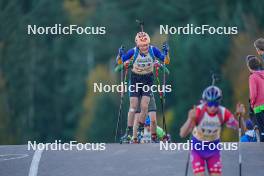 22.10.2023, Arcon, France (FRA): Joe Guinchard (FRA) - Biathlon Samse Summer Tour, pursuit, Arcon (FRA). www.nordicfocus.com. © Thibaut/NordicFocus. Every downloaded picture is fee-liable.