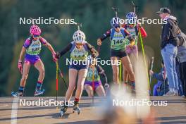 22.10.2023, Arcon, France (FRA): Olivia Brun (FRA) - Biathlon Samse Summer Tour, pursuit, Arcon (FRA). www.nordicfocus.com. © Thibaut/NordicFocus. Every downloaded picture is fee-liable.