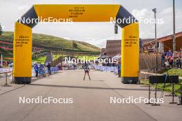 22.10.2023, Arcon, France (FRA): Noe Seigneur (FRA) - Biathlon Samse Summer Tour, pursuit, Arcon (FRA). www.nordicfocus.com. © Thibaut/NordicFocus. Every downloaded picture is fee-liable.