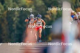 22.10.2023, Arcon, France (FRA): Ludmilla Roche (FRA) - Biathlon Samse Summer Tour, pursuit, Arcon (FRA). www.nordicfocus.com. © Thibaut/NordicFocus. Every downloaded picture is fee-liable.