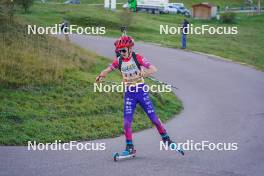 22.10.2023, Arcon, France (FRA): Tom Lambert (FRA) - Biathlon Samse Summer Tour, pursuit, Arcon (FRA). www.nordicfocus.com. © Thibaut/NordicFocus. Every downloaded picture is fee-liable.