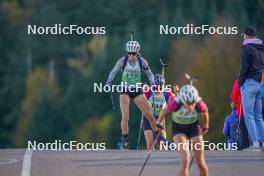 22.10.2023, Arcon, France (FRA): Jeanne Dautheville (FRA) - Biathlon Samse Summer Tour, pursuit, Arcon (FRA). www.nordicfocus.com. © Thibaut/NordicFocus. Every downloaded picture is fee-liable.
