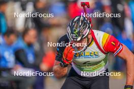 22.10.2023, Arcon, France (FRA): Florent Claude (BEL) - Biathlon Samse Summer Tour, pursuit, Arcon (FRA). www.nordicfocus.com. © Thibaut/NordicFocus. Every downloaded picture is fee-liable.